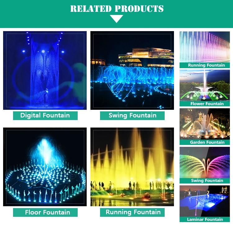 Grand Showing Graphic Changeable Digital Water Curtain