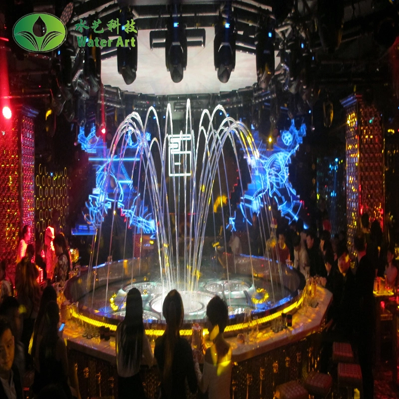 Professional Custom Bar Interactive LED Lights Color Changing Music Dance Fountain