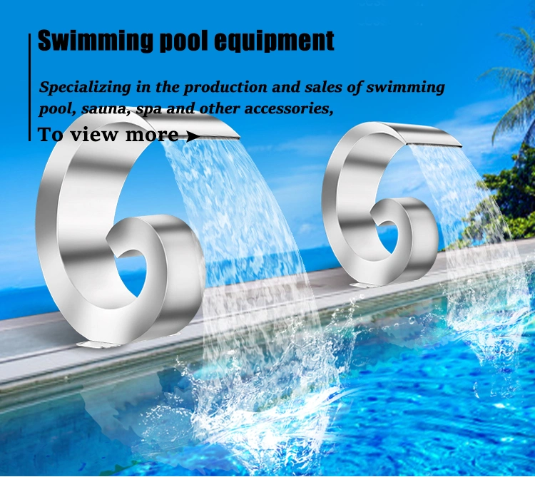 Garden Pool Waterfall Fountain Swimming Pool SPA Equipment