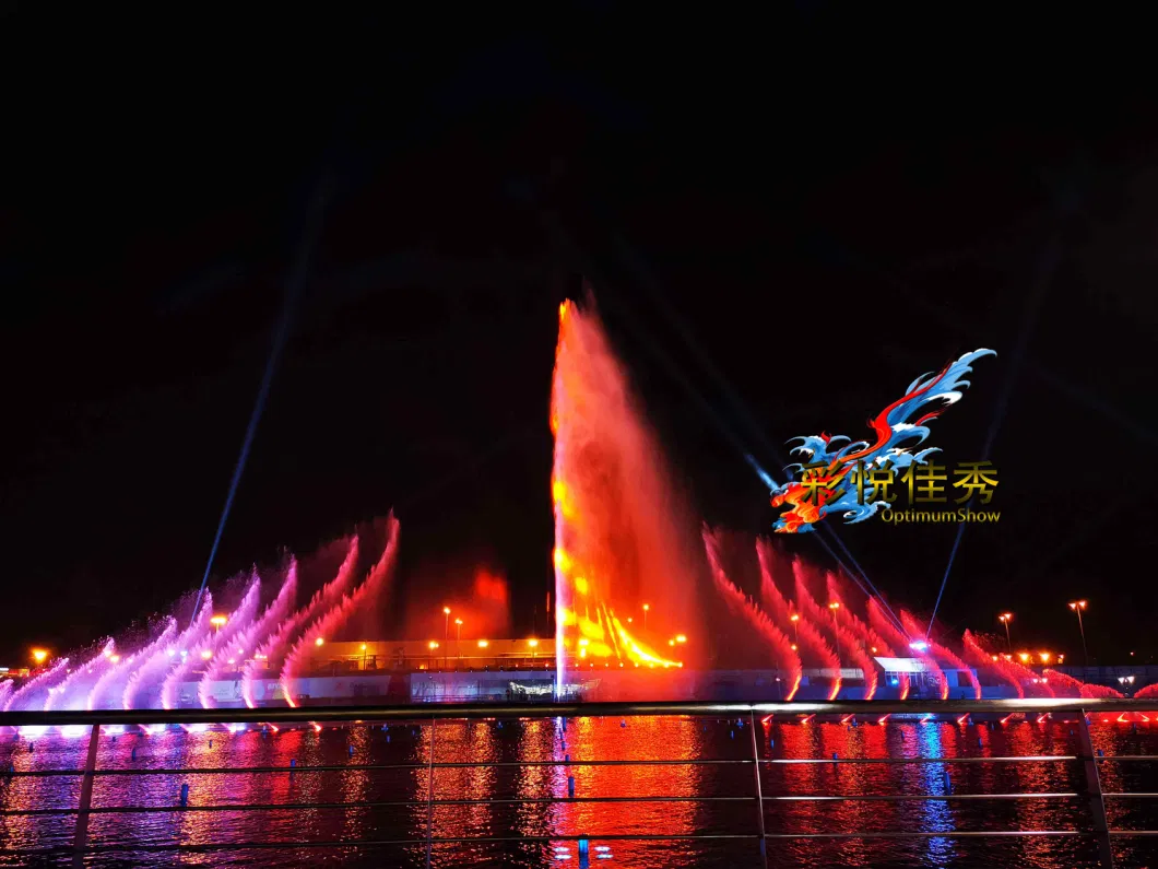 Saudi Riyadh Season Blouvard Large Scale Music Dancing Water Fountain Show with RGB Lights