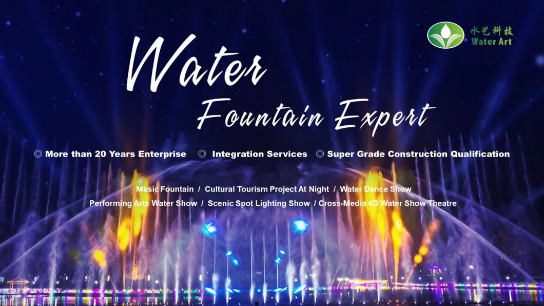 Free Design Outdoor Large Decorative Musical Dancing Water Fountain Show with Lights