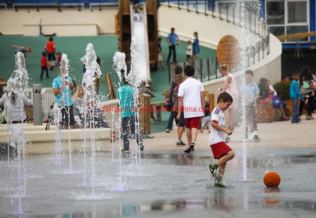 Interactive Outdoor 20m Round Kids Playing Floor Fountains