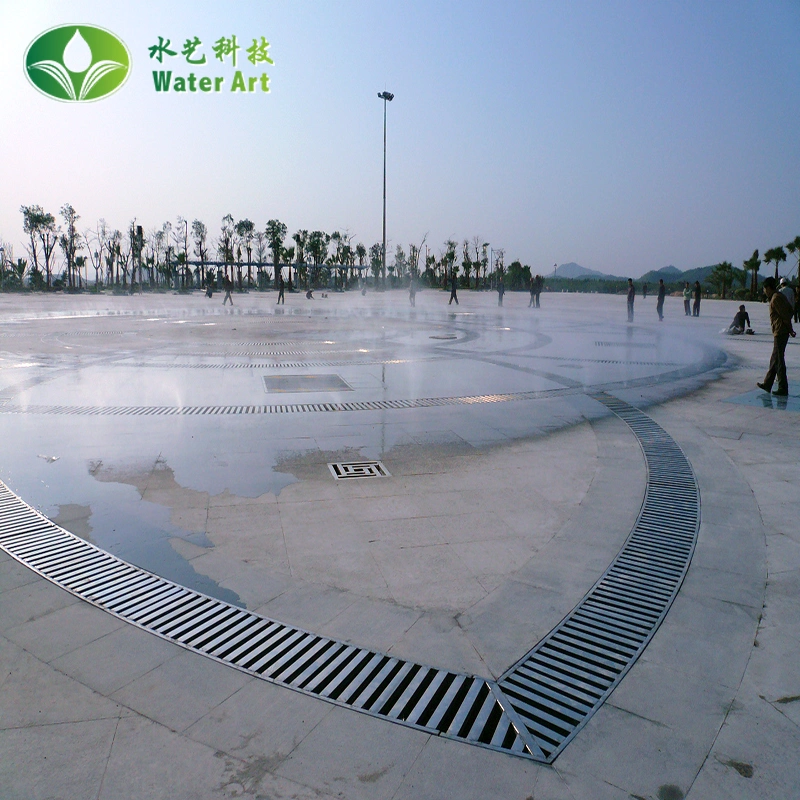 Professional Custom Square Interactive Water Dance Music Water Fountains