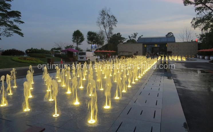Malaysia Project Outdoor Programmable Kids Playing Dancing Dry Floor Deck Water Fountain Interactive