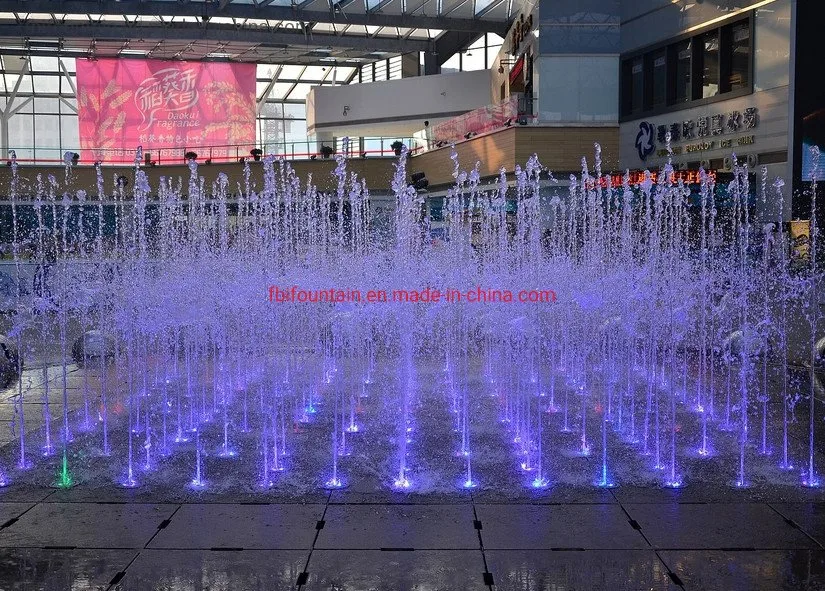 Center City Decorative Outdoor Dry Floor Fountain with Lights