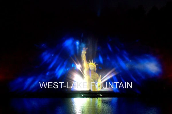 Water Curtain Laser Projection Musical Dancing Fountain in Ukraine
