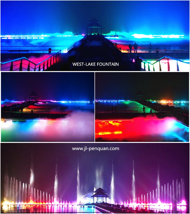 Green Landscape Artificial Fog Fountain on Stage