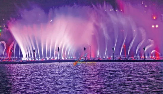 Bangladesh Modern Large Lake Fountain Water Dancing Music Floating Fountains Outdoor with Lights
