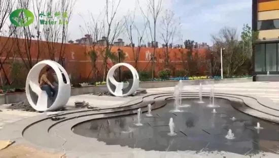 Free Design Outdoor Park Interactive Bicycle Fountain