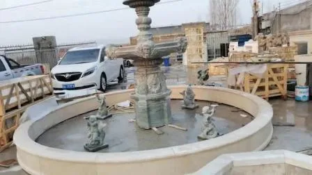 Sales Garden Decoration Large Marble Stone Water Fountain Mfwg